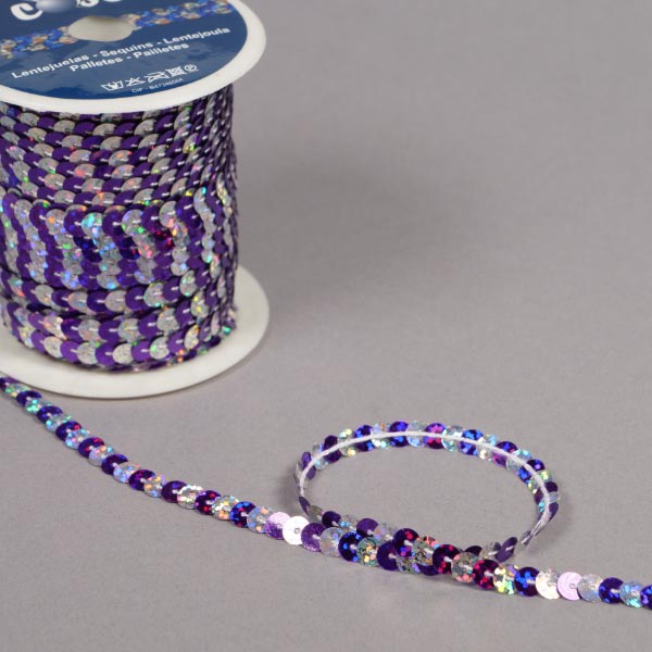 6MM DUAL COLOURED SEQUIN - 50MTS 8