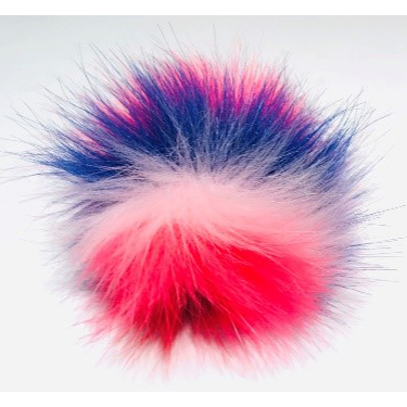 12CM FANTASY FAUX FUR POMPOM 8PCS 90