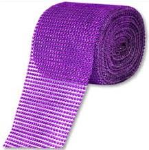 DIAMANTE EFFECT MESH 12CM X 9.MTS PURPLE