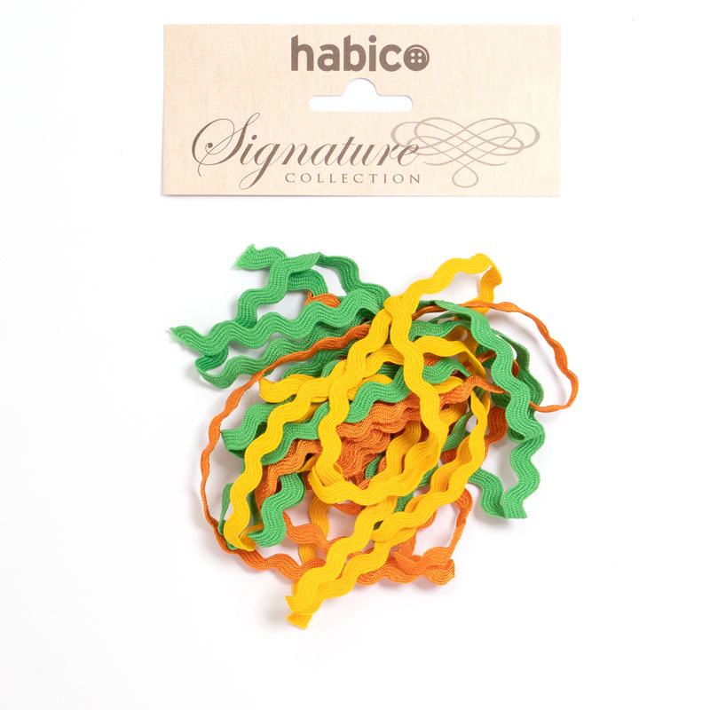 RIC RAC 3 COLOURS X 1M CITRUS