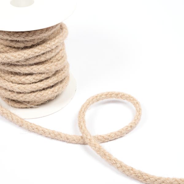 7MM 100% JUTE CORD - 10MTS 7