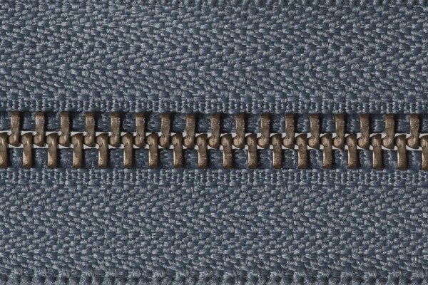 METAL OPEN END ZIP 66CM - GREY 578 Grey
