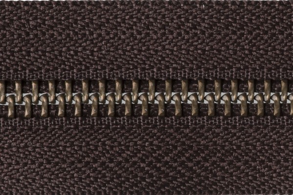 METAL OPEN END ZIP 71CM - BROWN 570 Brown