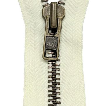 ANT BRASS CLOSED END ZIP 41CM YGRKBC-36 502