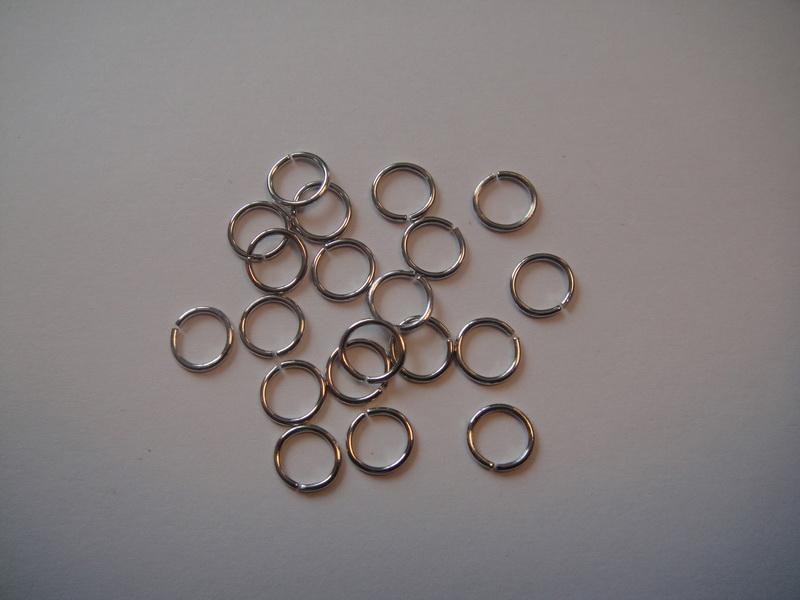 6mm Single Slit Rings x 20pcs per bag - Pl 1521