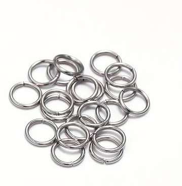 6mm Single Slit Rings x 20pcs per bag - Pl 1521