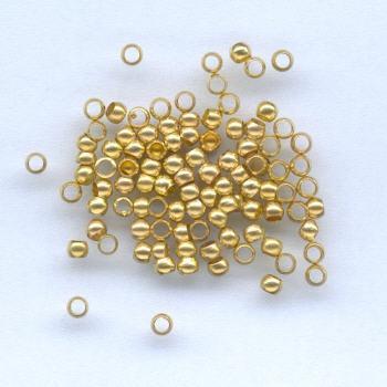 2mm Round Crimp Beads 100pcs per card 22
