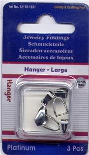 HANGER LGE PLATINUM PER 3 PACKS 1521