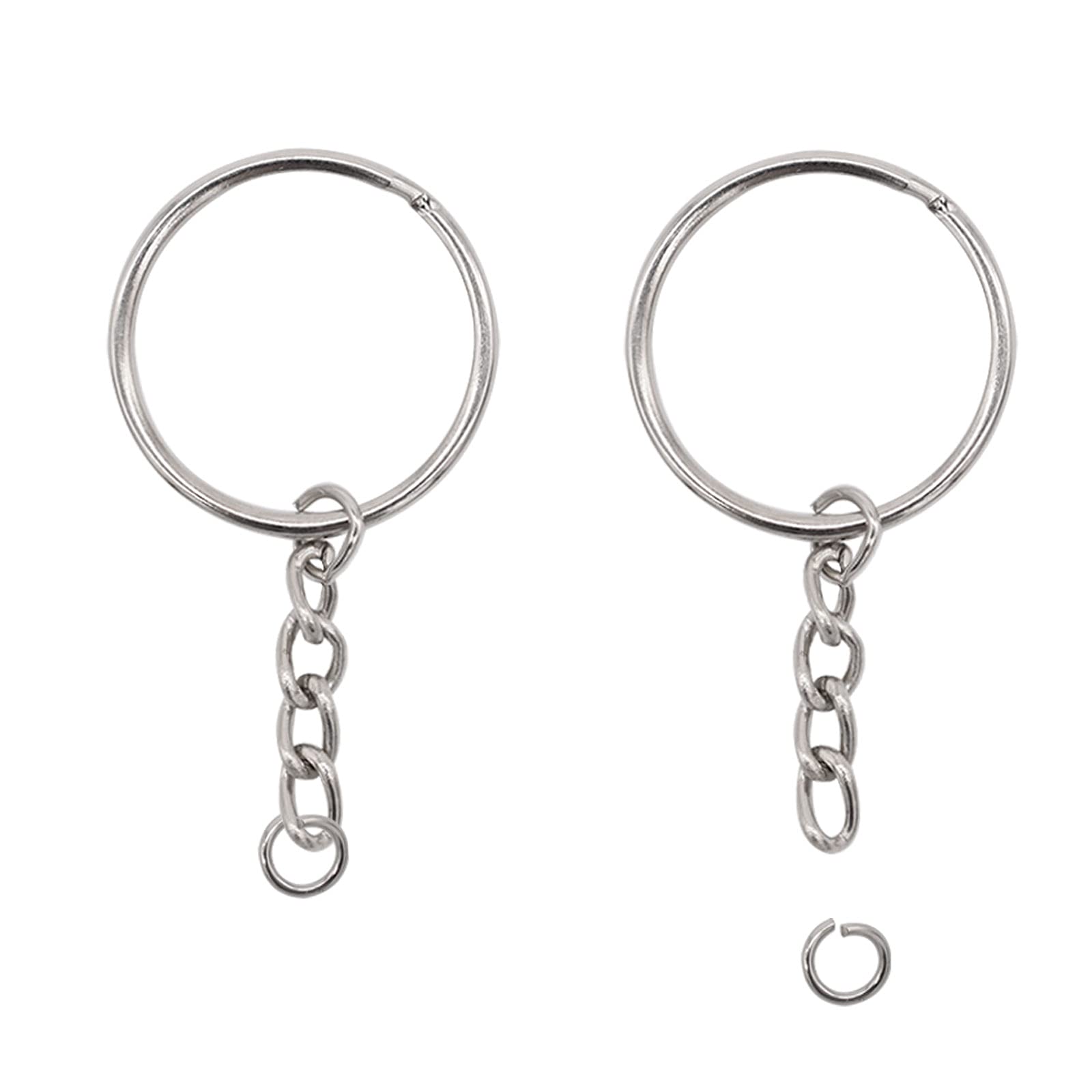 KEY RINGS PACK OF 2 NICKEL FREE 9600