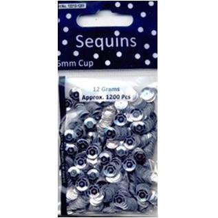 SEQUINS 6MM PER 5 BAGS 1201