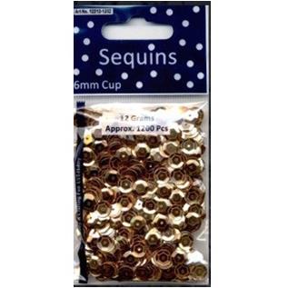 SEQUINS 6MM PER 5 BAGS 1202