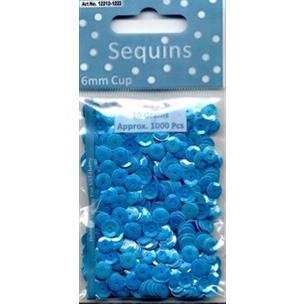 SEQUINS 6MM PER 5 BAGS 1222