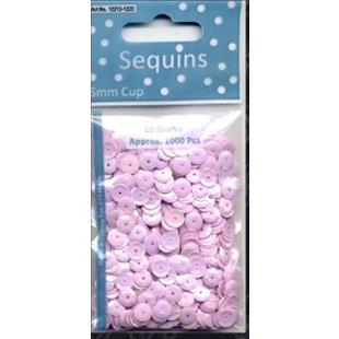 SEQUINS 6MM PER 5 BAGS 1223