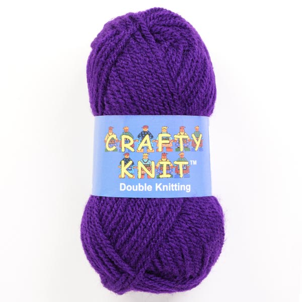 CRAFTY KNIT DK 20X25G (500G) 424 Violet