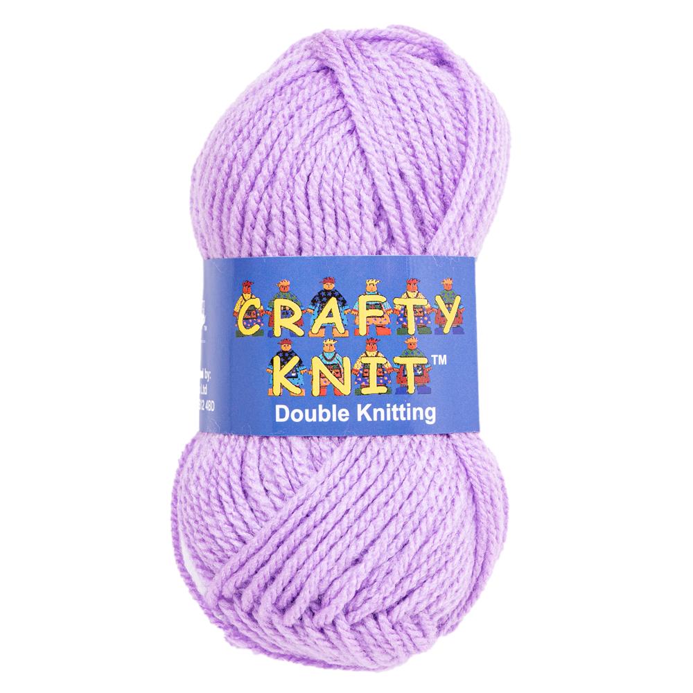 CRAFTY KNIT DK 20X25G (500G) 428 Lilac