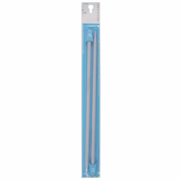 30CM PLASTIC KNITTING NEEDLES 8.00MM 2222306