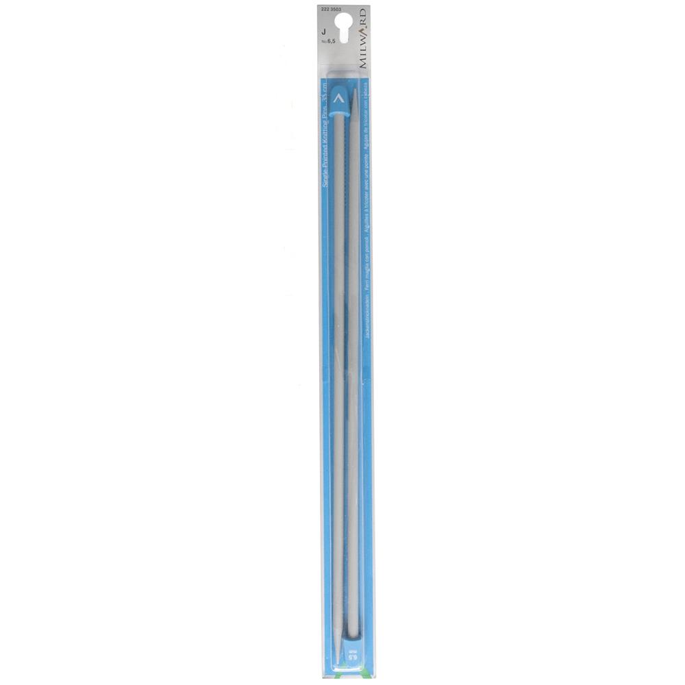 35CM PLASTIC KNITTING NEEDLES 6.50MM 2223503