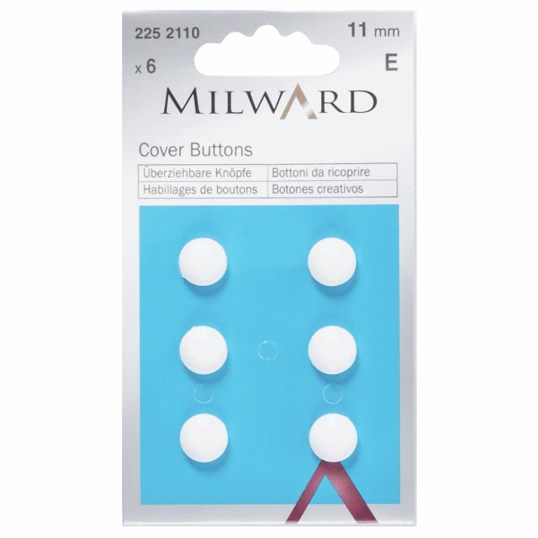 COVER BUTTONS, PLASTIC WHITE 2252110