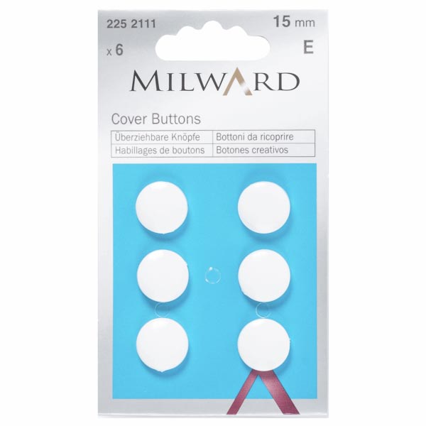 COVER BUTTONS, PLASTIC WHITE 2252111