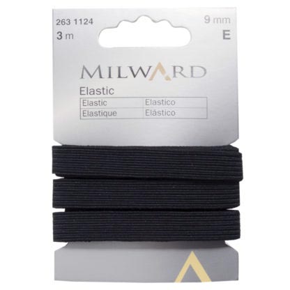 ELASTIC BLACK 9MM X 3M 2631124