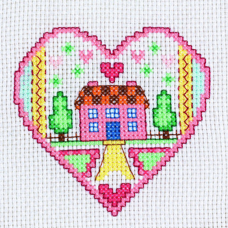 CROSS STITCH HEART PK3 (MCS02) MCS02