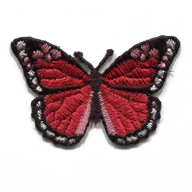 MOTIF BUTTERFLY RED 1135