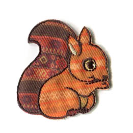 MOTIF SQUIRREL ORANGE 5208