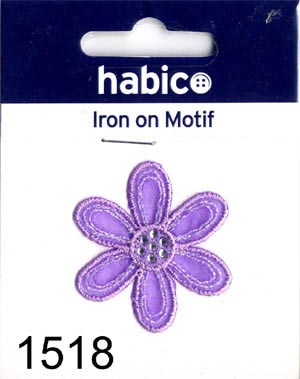 MOTIF PURPLE FLOWER 1518
