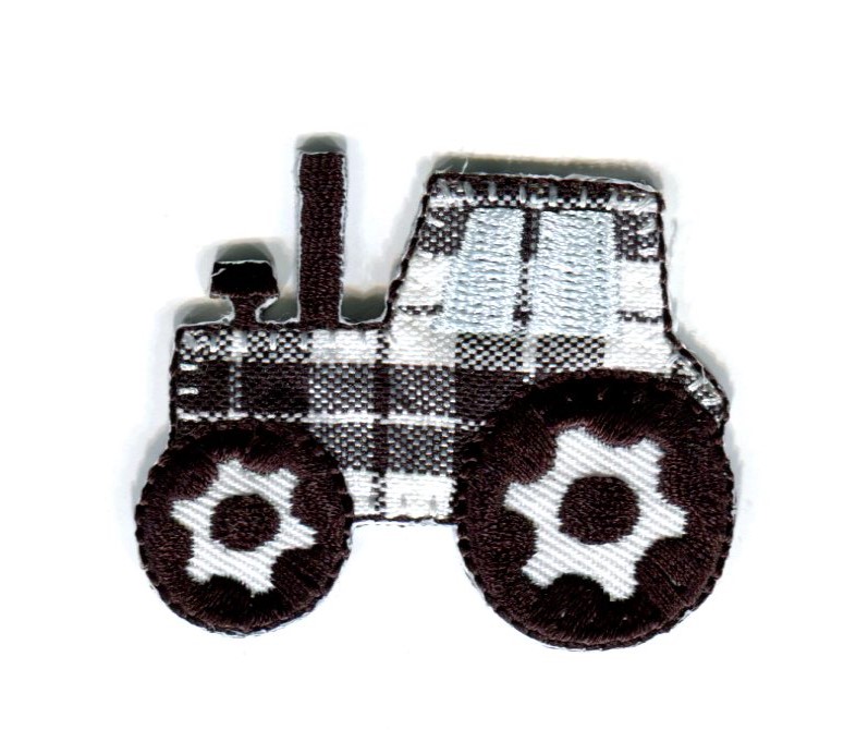 MOTIF TARTAN TRACTOR BLACK/WHITE 1565