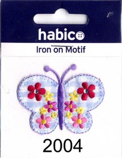 MOTIF FLOWER GINGHAM BUTTERFLY 2004