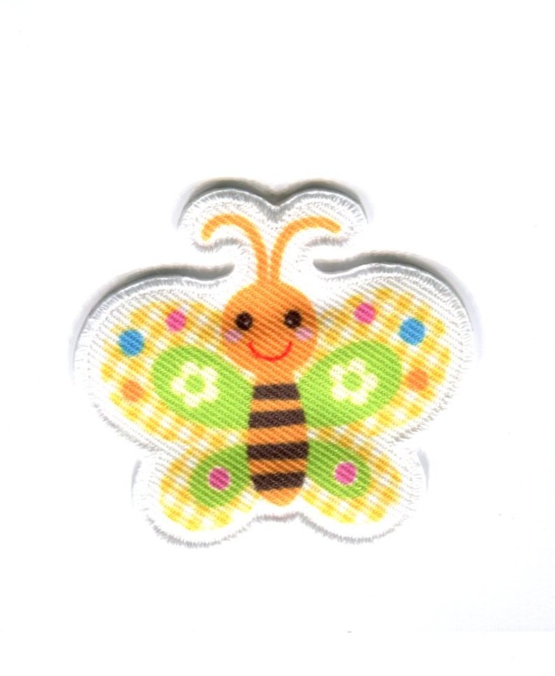 MOTIF YELLOW BUTTERFLY 2091