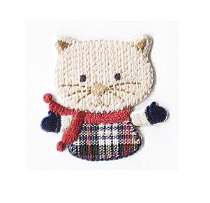 MOTIF CAT IN TARTAN 2516