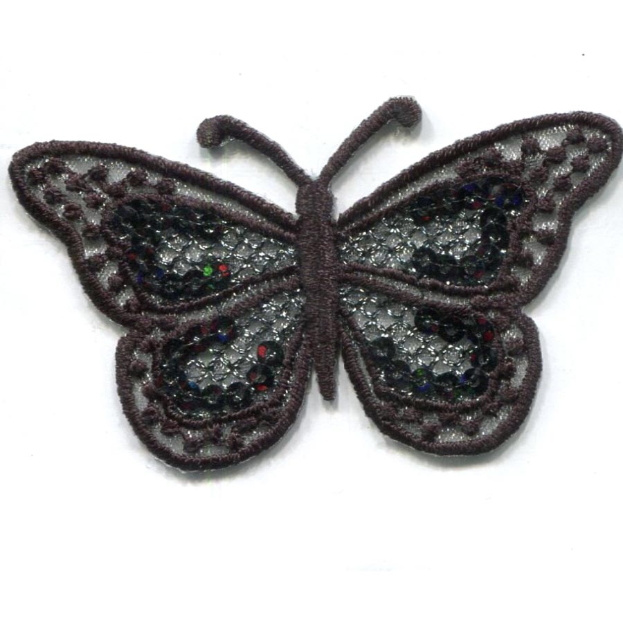 MOTIF BLACK BUTTERFLY 2520