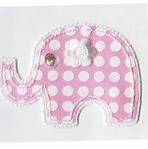 MOTIF PINK POLKA DOT ELEPHANT 2522