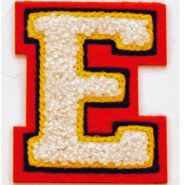 MOTIF VARSITY LETTER E 30051