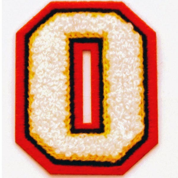 MOTIF VARSITY LETTER O 30061
