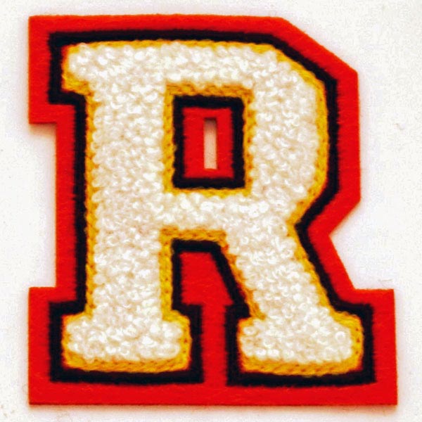 MOTIF VARSITY LETTER R 30064