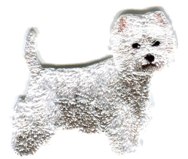 MOTIF MIDI WEST HIGHLAND TERRIER A58838