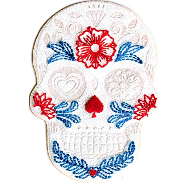 MOTIF SKULL DAY OF THE DEAD 40006