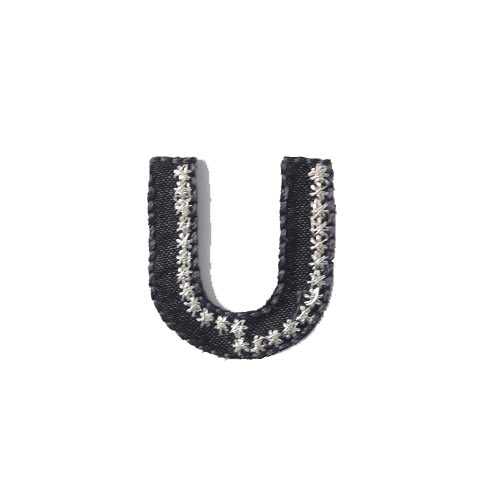 MOTIF LETTER U BLACK 3041