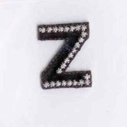 MOTIF LETTER Z BLACK 3051