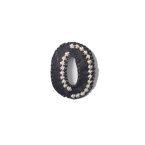 MOTIF NUMBER 0 BLACK/SILVER 3056