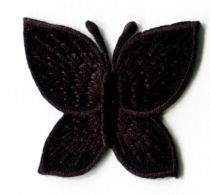 MOTIF BUTTERFLY BLACK 4156