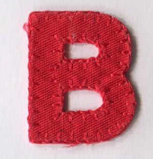 MOTIF RED LETTER B 5146