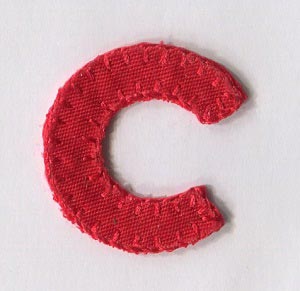 MOTIF RED LETTER C 5148