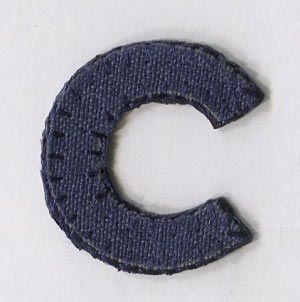 MOTIF BLUE LETTER C 5149