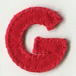 MOTIF RED LETTER G 5156