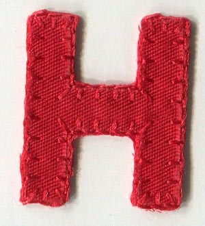 MOTIF RED LETTER H 5158