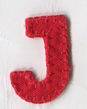 MOTIF RED LETTER J 5162