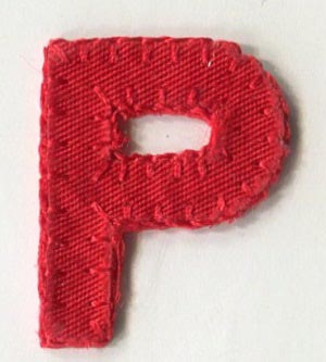 MOTIF RED LETTER P 5174